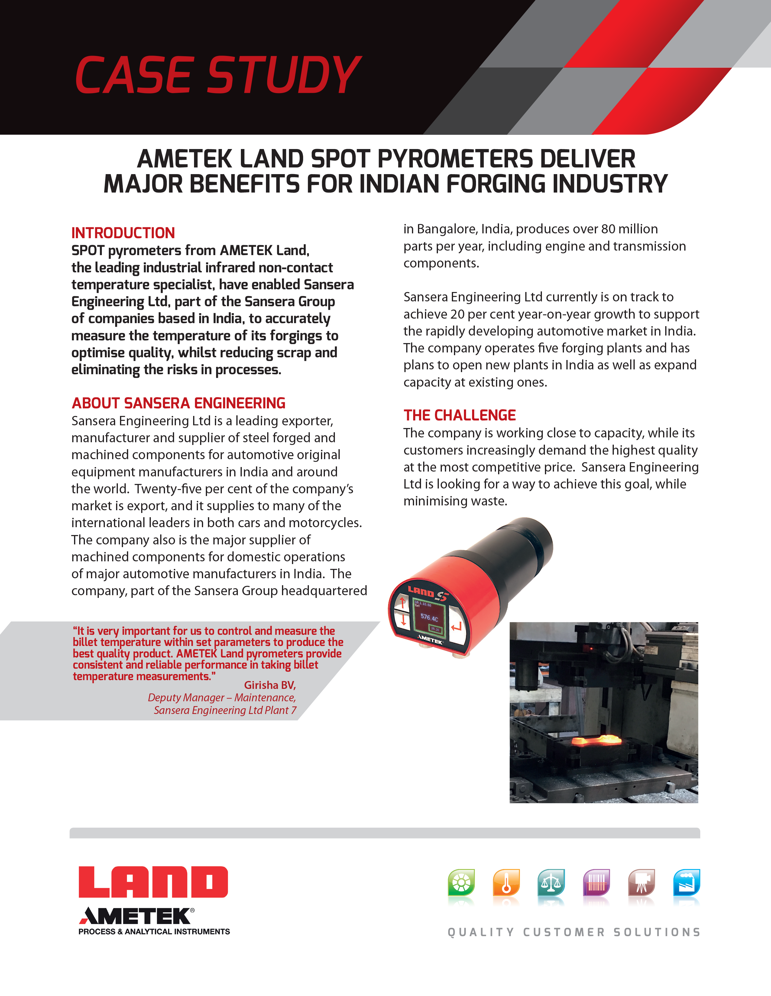 Sansera Engineering - Case Study