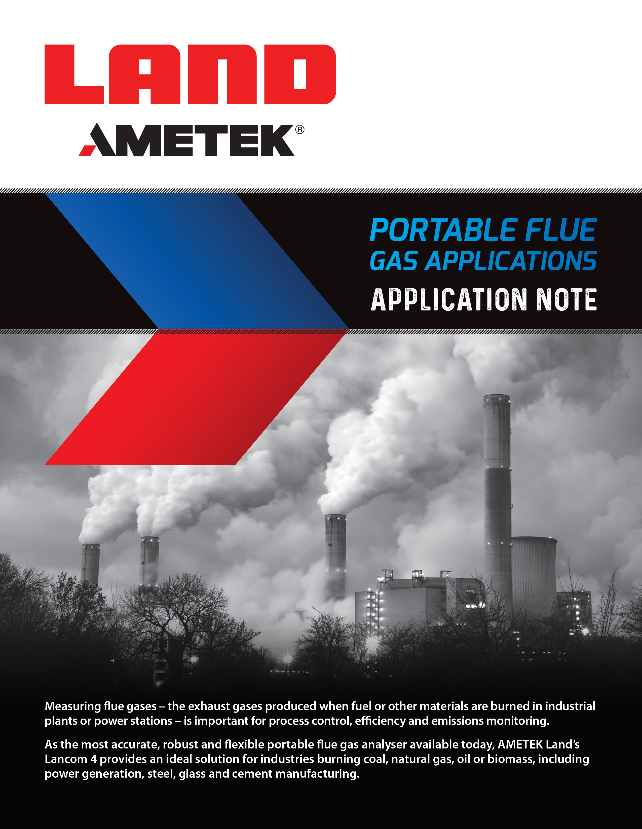 Portable Flue Gas Applications - Application Note