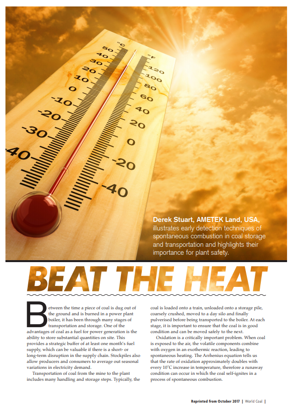 World Coal - Beat The Heat Article