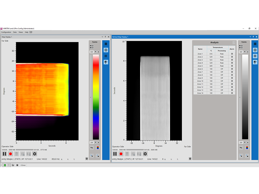 LSPro Configuration Software - Horizontal & Vertical Maps
